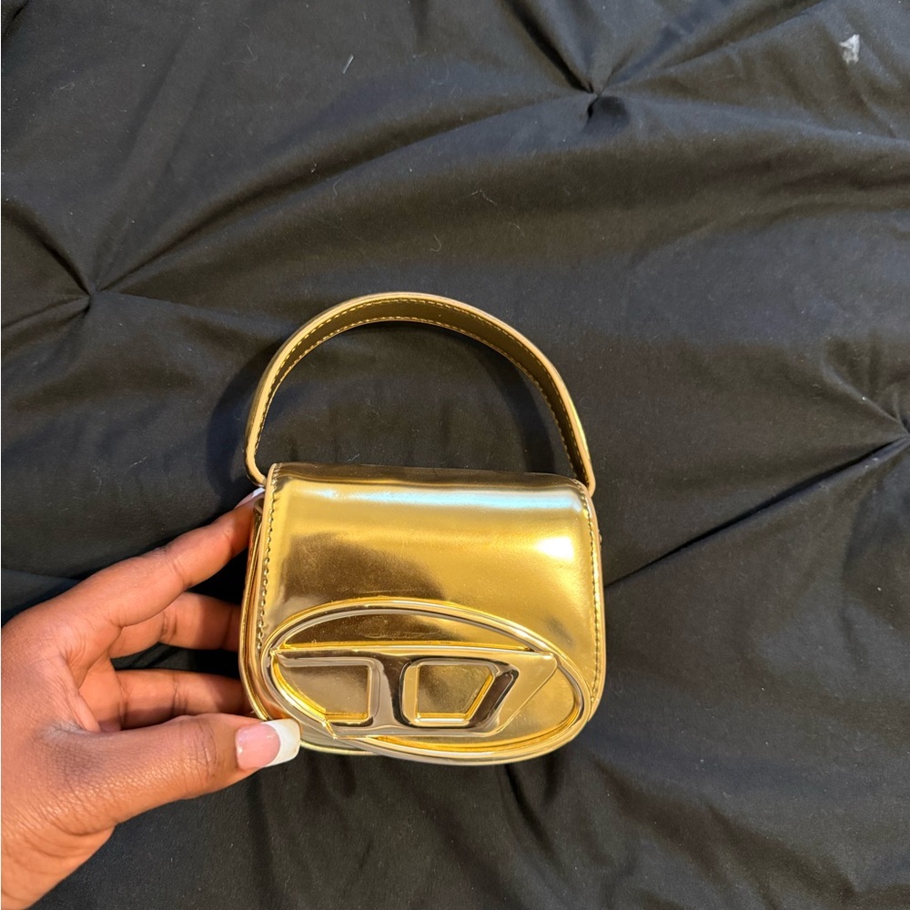 Gold Diesel Purse